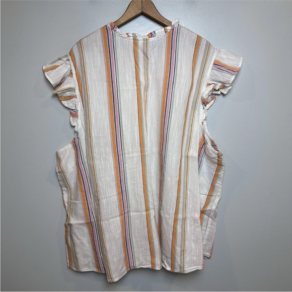 NWT Lot Of (3) St John’s Bay Tops Sleeveless Flutter Sleeve Summer Plus Size 3X - Picture 7 of 12